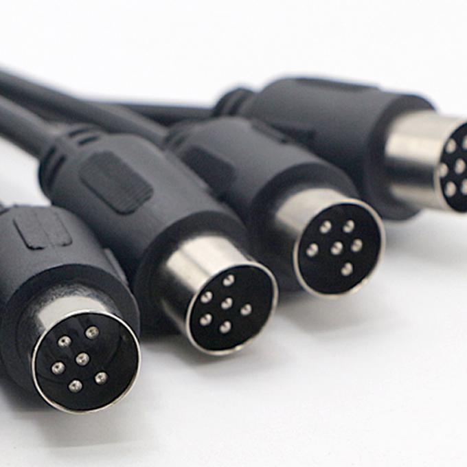 OEM Factory S Video Audio Shield Άντρας προς Άντρας Γυναίκα 3 4 5 6 7 8 9 10 13 PIN MIDI DIN Extension Cable 4