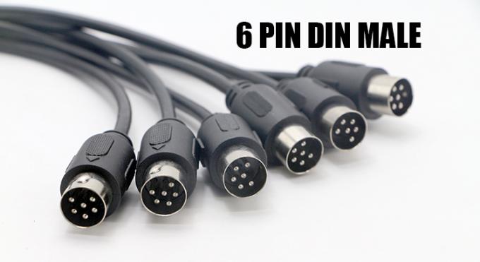 OEM Factory S Video Audio Shield Άντρας προς Άντρας Γυναίκα 3 4 5 6 7 8 9 10 13 PIN MIDI DIN Extension Cable 5