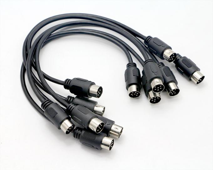 OEM Factory S Video Audio Shield Άντρας προς Άντρας Γυναίκα 3 4 5 6 7 8 9 10 13 PIN MIDI DIN Extension Cable 6