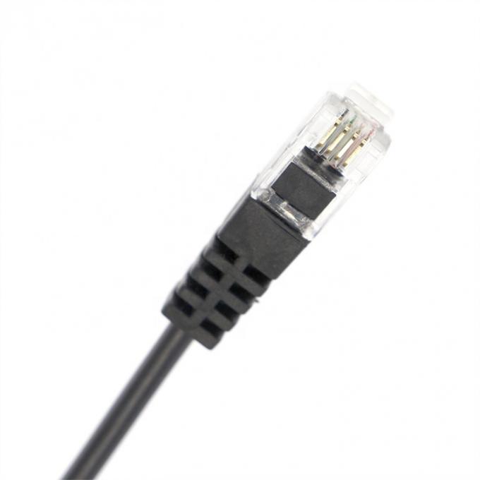 OEM RJ9 RJ10 σε θηλυκό 3.5mm CTIA Plug Audio Jack Headset Adapter Cable για τηλέφωνο 3
