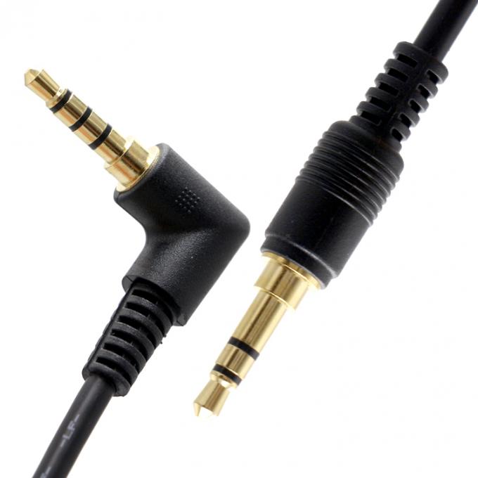 OEM 90 μοίρες δεξιά γωνία 3,5mm TRRS Jack αρσενικό προς 3,5mm TRRS Jack αρσενικό καλώδιο ήχου 2