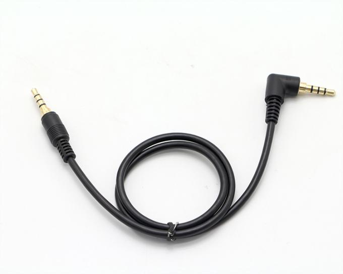 OEM 90 μοίρες δεξιά γωνία 3,5mm TRRS Jack αρσενικό προς 3,5mm TRRS Jack αρσενικό καλώδιο ήχου 6
