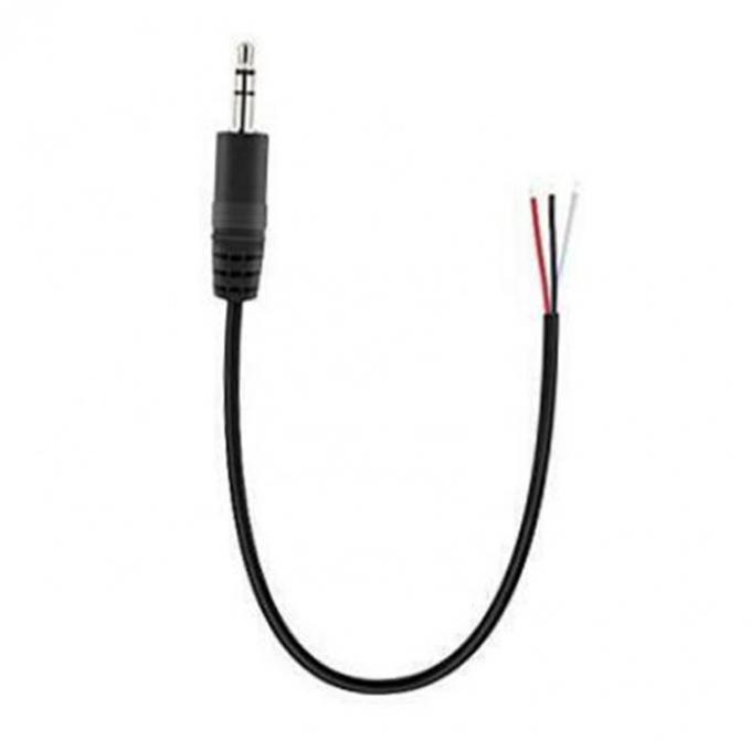 TRS 2 Pole Stereo Audio Jack 3,5mm αρσενικό Plug to Stripped Καθαρό καλώδιο ανοιχτό καλώδιο 0