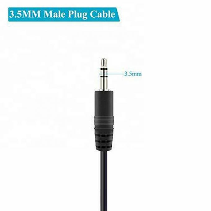 TRS 2 Pole Stereo Audio Jack 3,5mm αρσενικό Plug to Stripped Καθαρό καλώδιο ανοιχτό καλώδιο 2