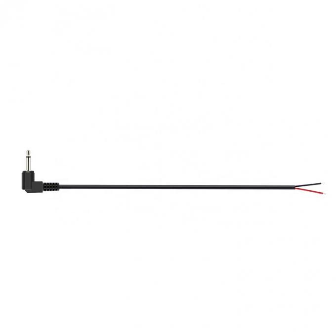 90 μοίρες δεξιά γωνία 2 πόλοι TS 3.5mm στερεοφωνική θήκη με απογυμνωμένη κορυφή καλωδίου 3