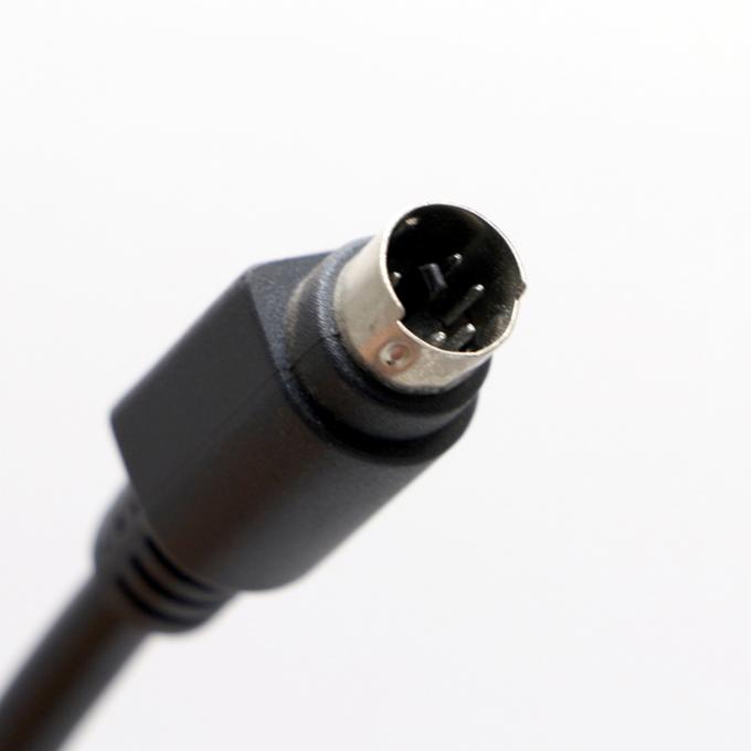 Προσαρμοσμένο αρσενικό σε αρσενικό 6 PIN Mini DIN Plug Video Audio MIDI Extension Cable Για πληκτρολόγιο PS2 1
