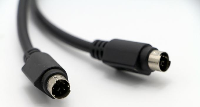 Προσαρμοσμένο αρσενικό σε αρσενικό 6 PIN Mini DIN Plug Video Audio MIDI Extension Cable Για πληκτρολόγιο PS2 3