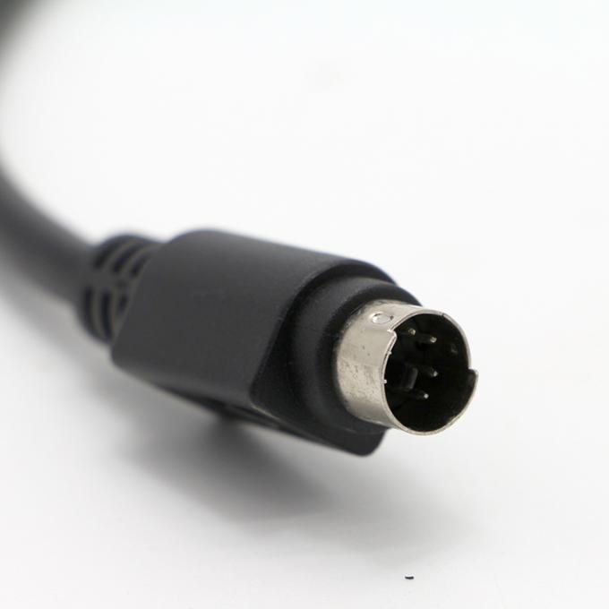 Προσαρμοσμένο αρσενικό σε αρσενικό 6 PIN Mini DIN Plug Video Audio MIDI Extension Cable Για πληκτρολόγιο PS2 2