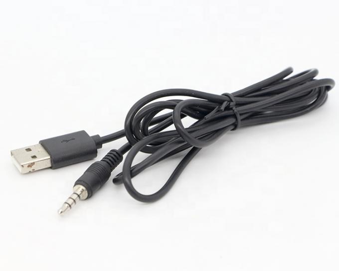 Προσαρμοσμένο 3ft 3.5mm αρσενικό Aux Audio Jack σε USB 2.0 αρσενικό καλώδιο φορτιστή δεδομένων για ηχείο αυτοκινήτου 0