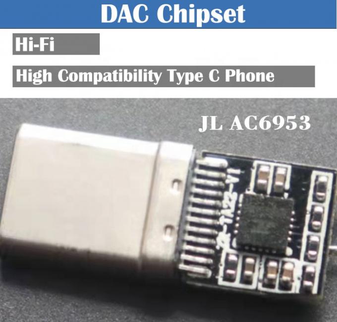 Υψηλής συμβατότητας DAC USB τύπου C σε AUX 3.5mm Ακουστικό καλώδιο προσαρμοστή για Samsung Pixel Google Phone 1