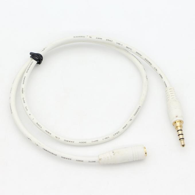 1m 2m 3m 5m 10m 3.5mm Audio Jack TRRS αρσενικό έως 3.5mm TRRS θηλυκό Stereo Aux Audio Extension Cable 4
