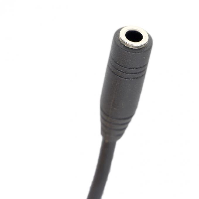 Σύντομο 20cm 3,5mm 4 πόλους TRRS αρσενικό έως 3,5mm TRRS θηλυκό Stereo Aux Audio Extension Cable 2