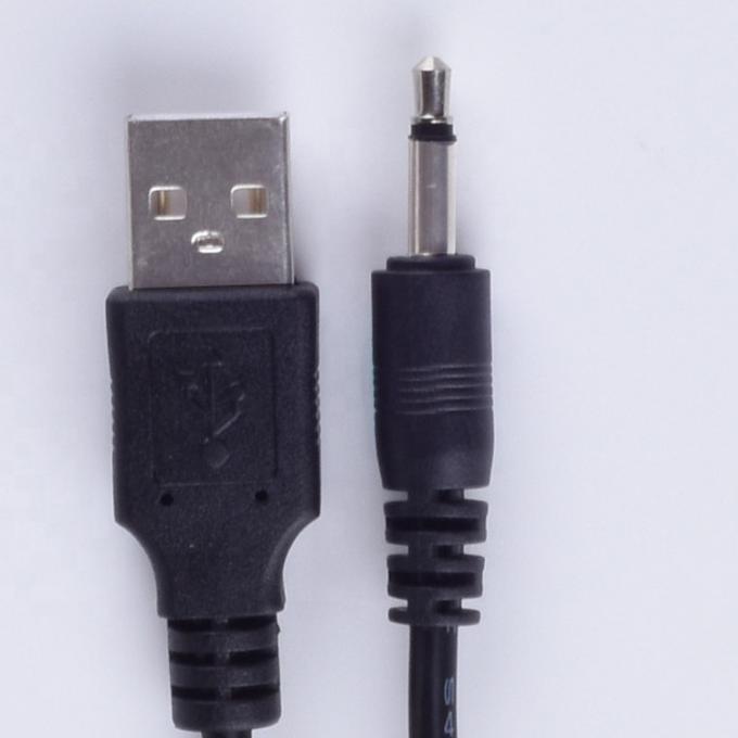 1M USB σε 3,5mm 2 πλέους Aux Audio Jack Connector Καλώδιο φόρτισης για το τηλέφωνο ομιλητή 1