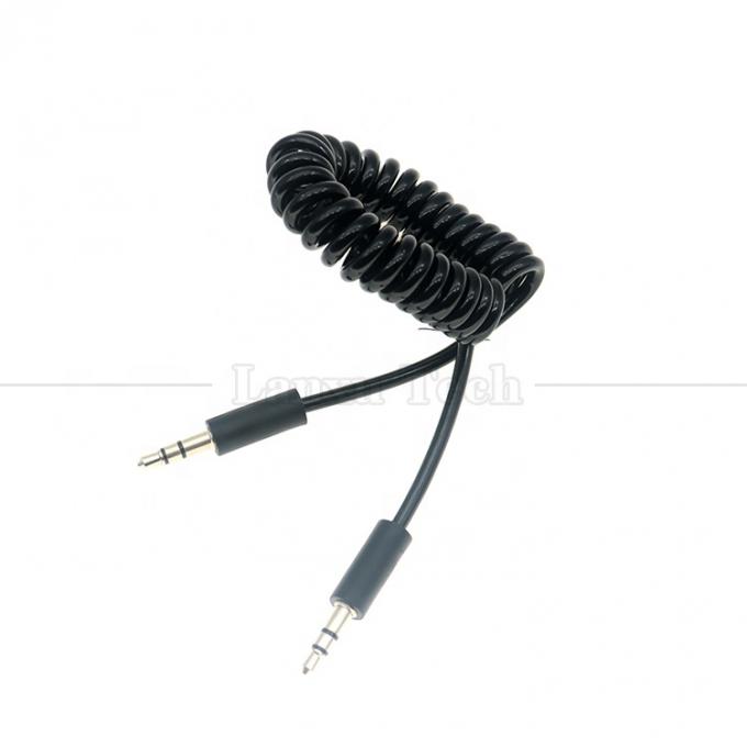 Υδραργυρωμένο άνδρα προς άνδρα 3.5mm Jack Aux Stereo Audio Extension Cable 0