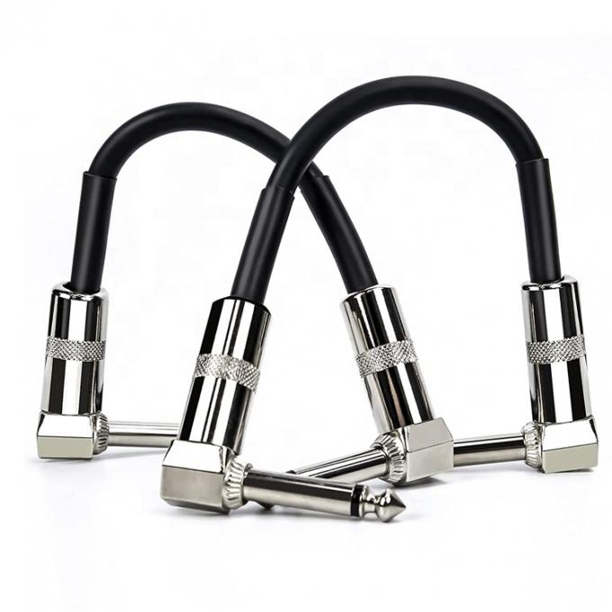 1/4 TS Jack Electric Braid Pedal Guitar Patch Lead Stereo Instrument Καλώδιο για το στυριό 0