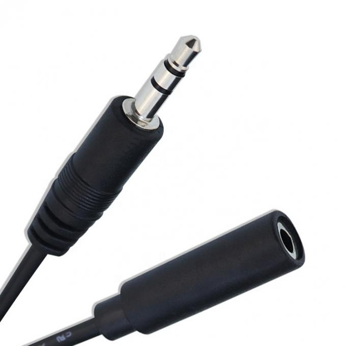 1m 3m 5m 3 poles Trs αρσενικό προς θηλυκό 3.5mm καλώδιο ακουστικού jack 3