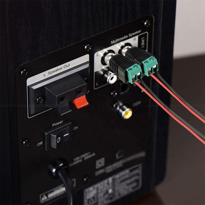 RCA θηλυκό αρσενικό σε κατσαβίδι τερματικό AV Phono Solderless Plug Wire Connector Converter Audio Adapter 4