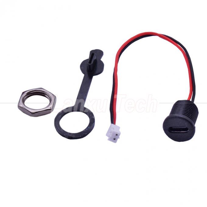 Αδιάβροχο καπάκι USB τύπου C Φύση Jack Socket σε 2 Pin PH 2.0 XH 2.54 SH1.0 VH ZH MX καλώδιο σύνδεσης 3