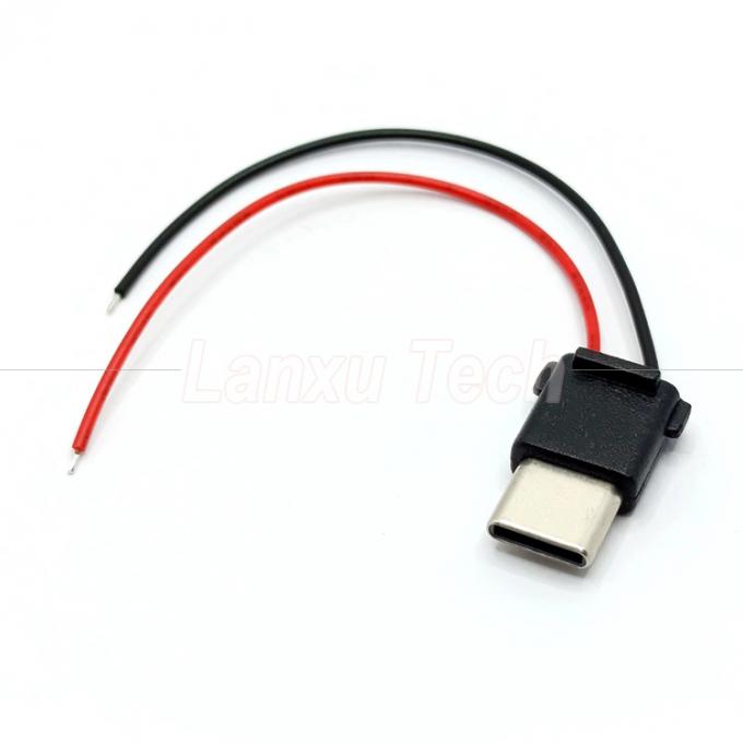 USB τύπου C 2 πιν αρσενικό καλώδιο σύνδεσης για τηλεφωνική τράπεζα ηλεκτρικής ενέργειας 2