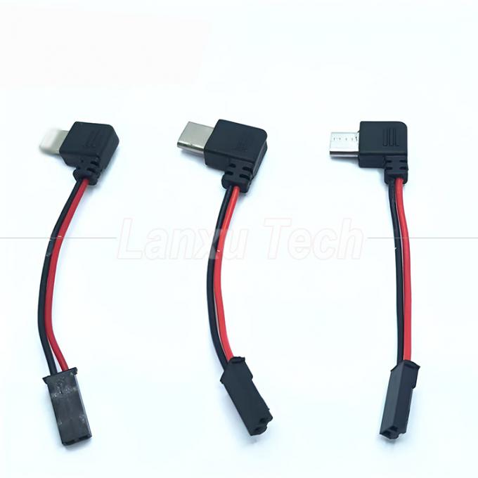 90 μοίρες δεξιά γωνία USB 8 Pin Micro Type C σε JST SYP καλώδιο σύνδεσης για οδηγό μοτοσυκλέτας μαγνητικό κάλυμμα κινητού τηλεφώνου 0