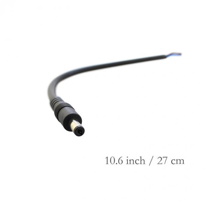 ΕΠΙΧΡΗΜΑΤΙΚΟ DC αρσενικό θηλυκό βαρέλι Jack 2.1x5.5mm για να ανοίξει Pigtail DC καλώδιο ρεύματος 4