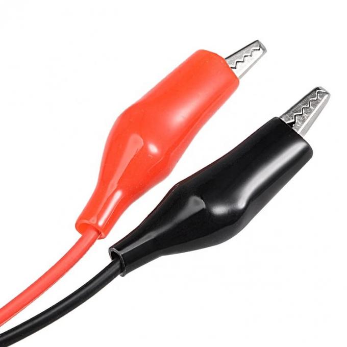 5.5x2.1mm DC θηλυκό σε διπλό συσσωρευτές αλιγάτορα καλώδιο προσαρμογέα δοκιμής ισχύος 1