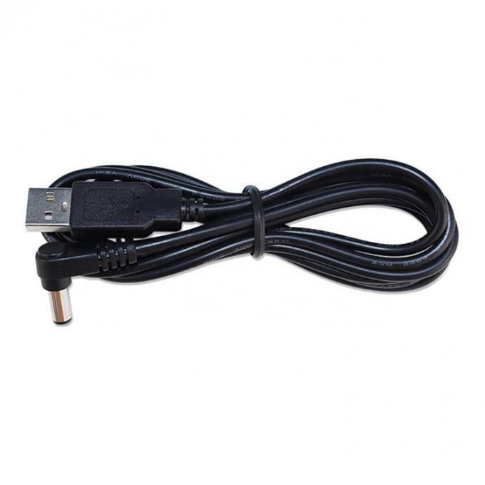 Προσαρμοσμένο USB αρσενικό προς δεξιά γωνία 5.5 X 2.1mm 2.5 3.5 1.35 Συνδετήρας αρσενικό καλώδιο DC 7