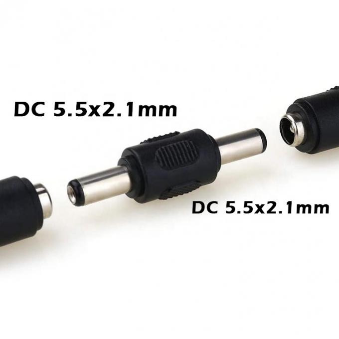 12V 24V αρσενικό θηλυκό 2.1mm X 5.5mm DC βαρέλι Jack Power Connector Adapter για Led Strip CCTV κάμερα 3