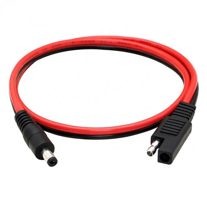 14AWG DC Plug 5.5x2.1mm Άντρας σε SAE 2 Pin Connectors Καλώδιο επέκτασης για αυτοκινητοβιομηχανικό Rv Solar Panel 0