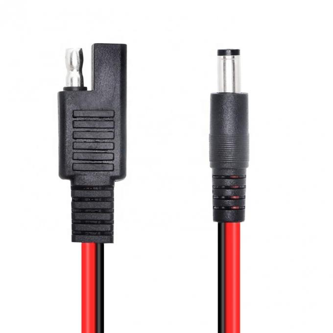 14AWG DC Plug 5.5x2.1mm Άντρας σε SAE 2 Pin Connectors Καλώδιο επέκτασης για αυτοκινητοβιομηχανικό Rv Solar Panel 1