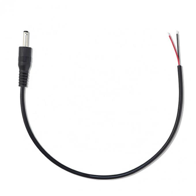 DC Barrel Jack αρσενικό 3,5x1,35mm σε απογυμνωμένο κασσίτερο καλωδίου 1