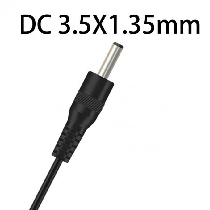 DC Barrel Jack αρσενικό 3,5x1,35mm σε απογυμνωμένο κασσίτερο καλωδίου 3