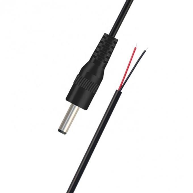 DC Barrel Jack αρσενικό 3,5x1,35mm σε απογυμνωμένο κασσίτερο καλωδίου 2
