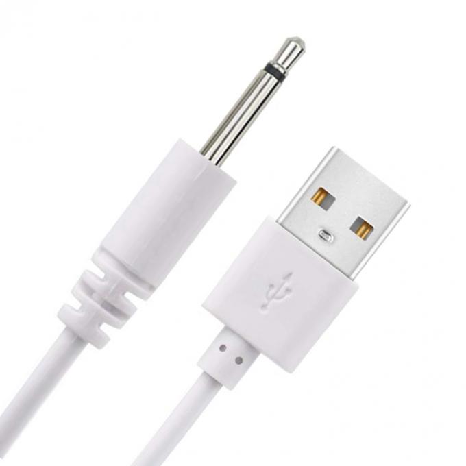 Πολλαπλών μεγεθών καλώδιο φόρτισης ισχύος USB έως 2,5 mm DC Jack για δονητή 3