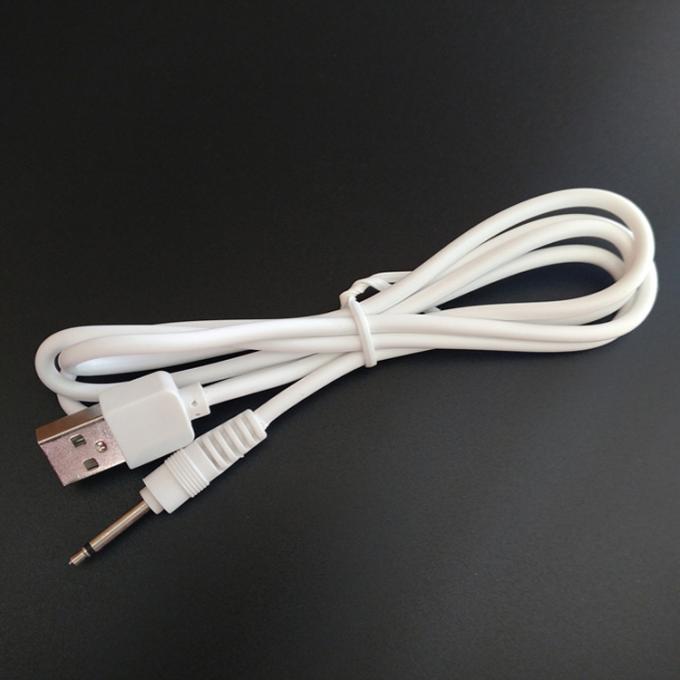 Πολλαπλών μεγεθών καλώδιο φόρτισης ισχύος USB έως 2,5 mm DC Jack για δονητή 6