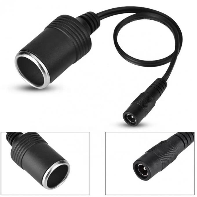 120W 12V 10A γυναικεία πρίζα τσιγάρου αυτοκινήτου σε συνεχές ρεύμα 5.5mm x 2.1mm καλώδιο προσαρμογέα ισχύος 1