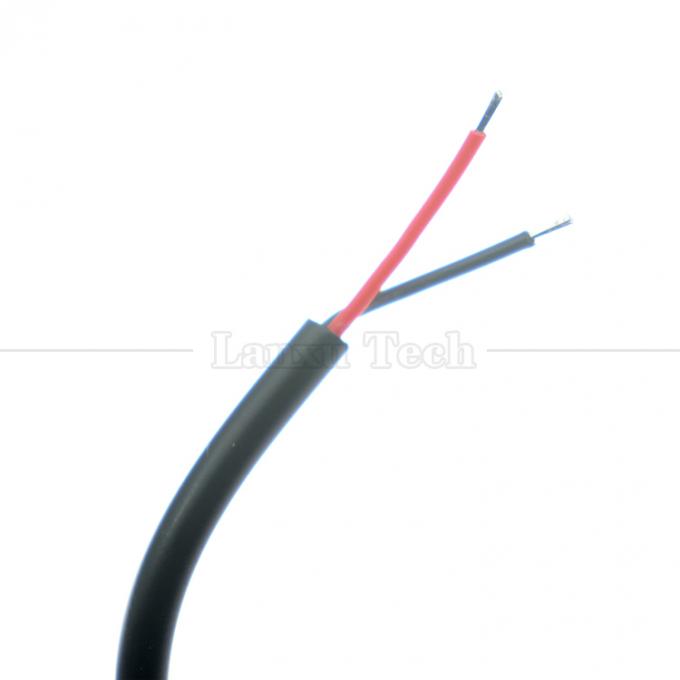 Προσαρμοσμένο DC Female Barrel Jack Plug 5.5x2.1mm Connector για να ανοίξετε καλώδιο καλωδίου για φως LED 6