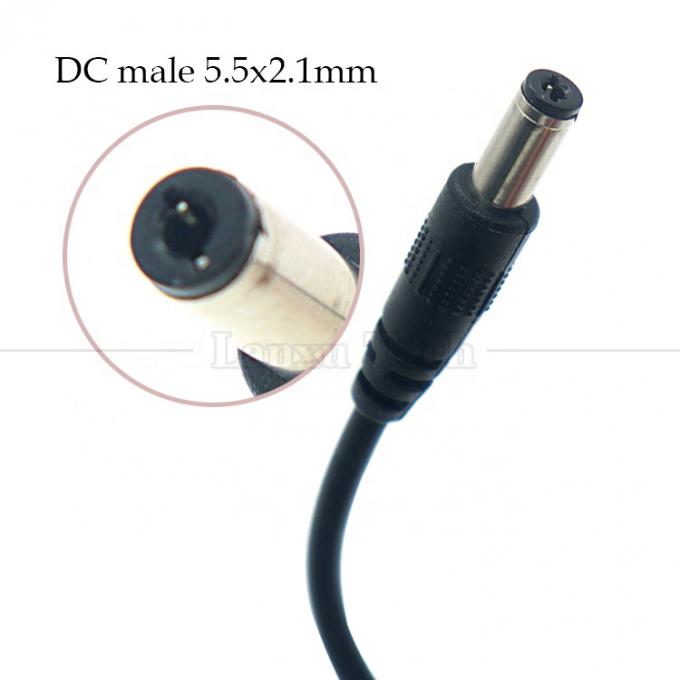 1M 2A 5V USB σε DC 5.5x2.1mm Barrel Jack Power Charger Cable για φως Led Φώτα Φωνάκτης Φαν Tablet Camera Router TV Box 3
