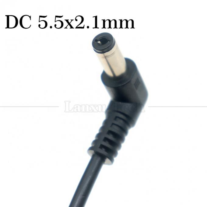 12V 24V αρσενικό προς αρσενικό DC Angle Plug Jack Connector 5.5*2.1mm Καλώδια επέκτασης τροφοδοσίας 2