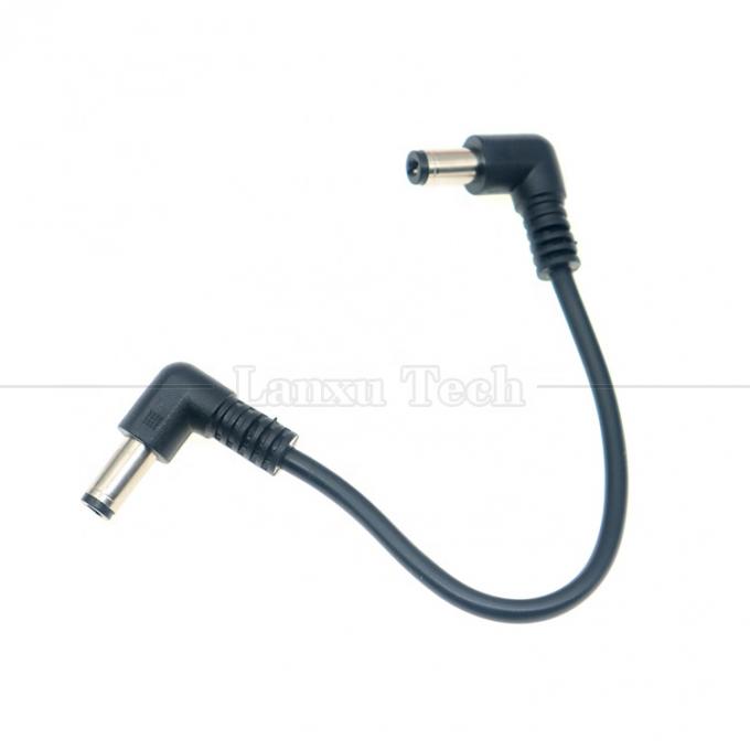 12V 24V αρσενικό προς αρσενικό DC Angle Plug Jack Connector 5.5*2.1mm Καλώδια επέκτασης τροφοδοσίας 4