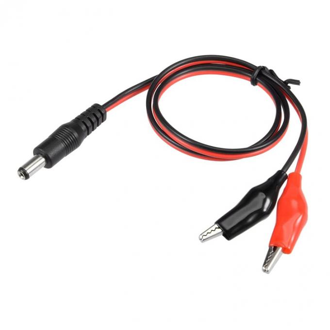 30cm DC Barrel Jack 5.5x2.1mm Male Female to Dual Alligator Clips Δίπλωμα παροχής ρεύματος DC καλώδιο για κάμερα CCTV 1
