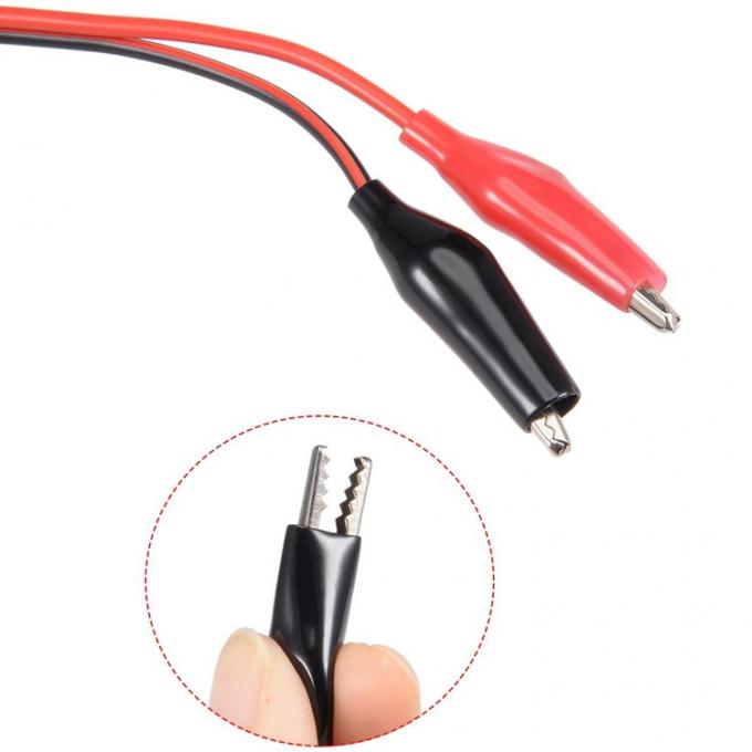 30cm DC Barrel Jack 5.5x2.1mm Male Female to Dual Alligator Clips Δίπλωμα παροχής ρεύματος DC καλώδιο για κάμερα CCTV 2