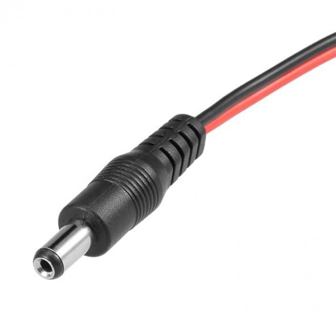 30cm DC Barrel Jack 5.5x2.1mm Male Female to Dual Alligator Clips Δίπλωμα παροχής ρεύματος DC καλώδιο για κάμερα CCTV 3