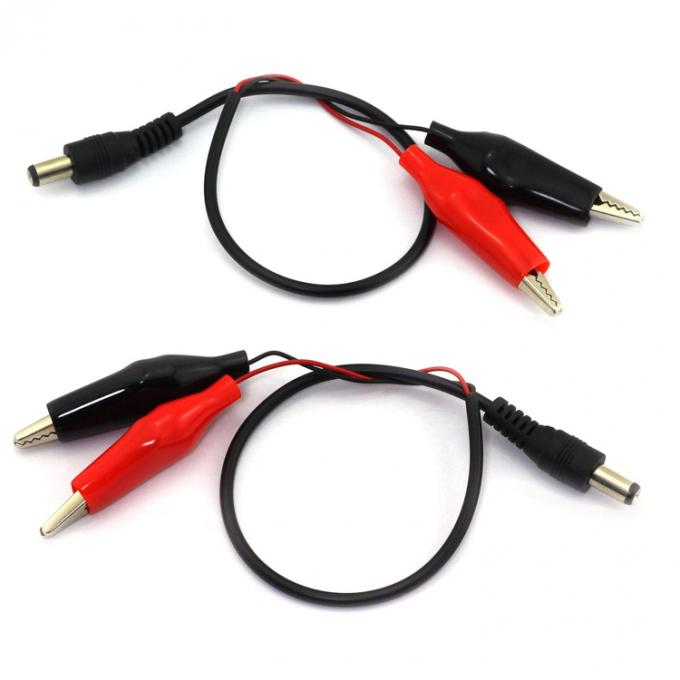 30cm DC Barrel Jack 5.5x2.1mm Male Female to Dual Alligator Clips Δίπλωμα παροχής ρεύματος DC καλώδιο για κάμερα CCTV 6