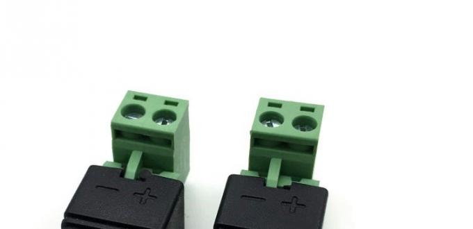Χωρίς έλξη Εισαγωγή αρσενικό Γυναίκα 2.1 X 5.5mm DC Jack Connector Power Terminal Plug Adapter για LED Strip CCTV Camera 3