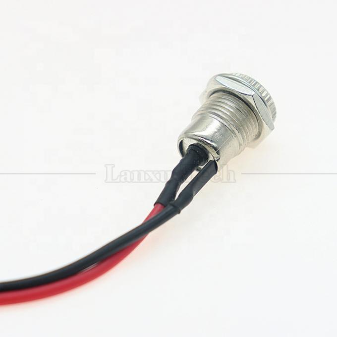 10cm 18AWG 5A Panel Mount DC 099 Γυναικεία πρίζα 5.5x2.1mm 2.5mm Μεταλλικό συρματόσχοινο σύνδεσμο για να ανοίξετε καλώδια με τενεκεδάκια 3