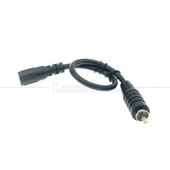 RCA αρσενικό σε συνεχές ρεύμα 5.5x2.5mm 5.5x2.1mm θηλυκό Plug Barrel Jack 12V DC καλώδιο τροφοδοσίας πεδίου 4