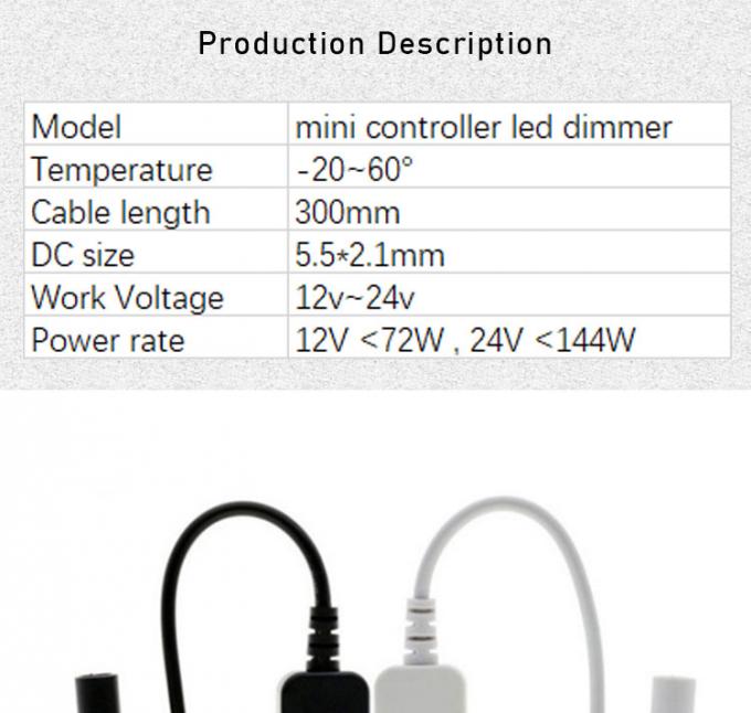 12v 24v χειριστήρα αφής αρσενικό προς θηλυκό DC 5.5x2.1mm ανοιχτό-αποκλειστό 0