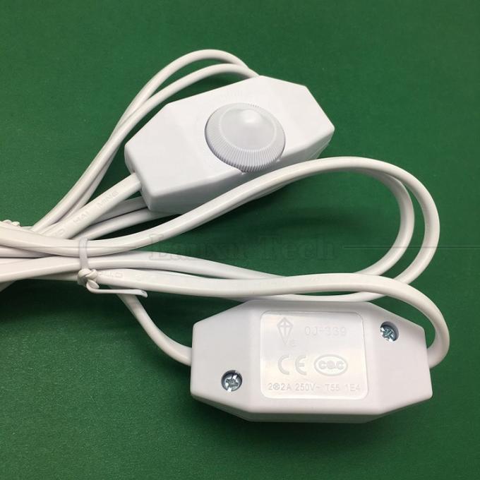 1.8m EU Plug ON OFF LED Dimmer Controller Adapter AC Power Extension Cable για τραπεζική λάμπα 2