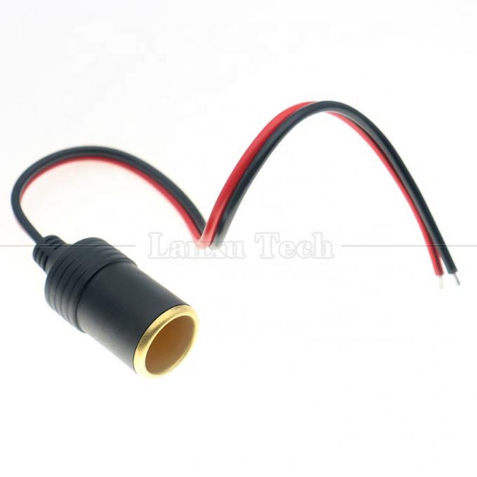 12V 24V 20A Pure Cooper DC αυτοκινητοκινητήρα αναπτήρα τσιγάρων θηλυκό πλέγμα πρίζας προσαρμογέα ρεύματος καλώδιο επέκτασης 1